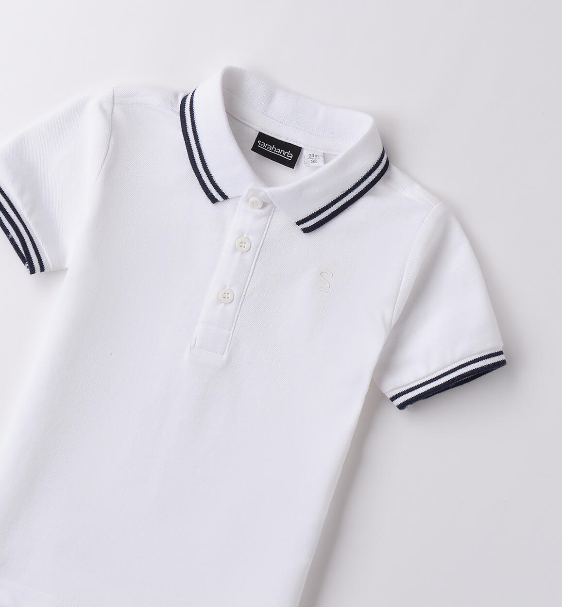 Polo per bambino BIANCO-0113 - 1210B11700