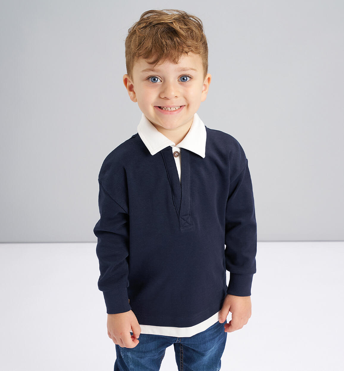 Polo per bambino BLU iDO
