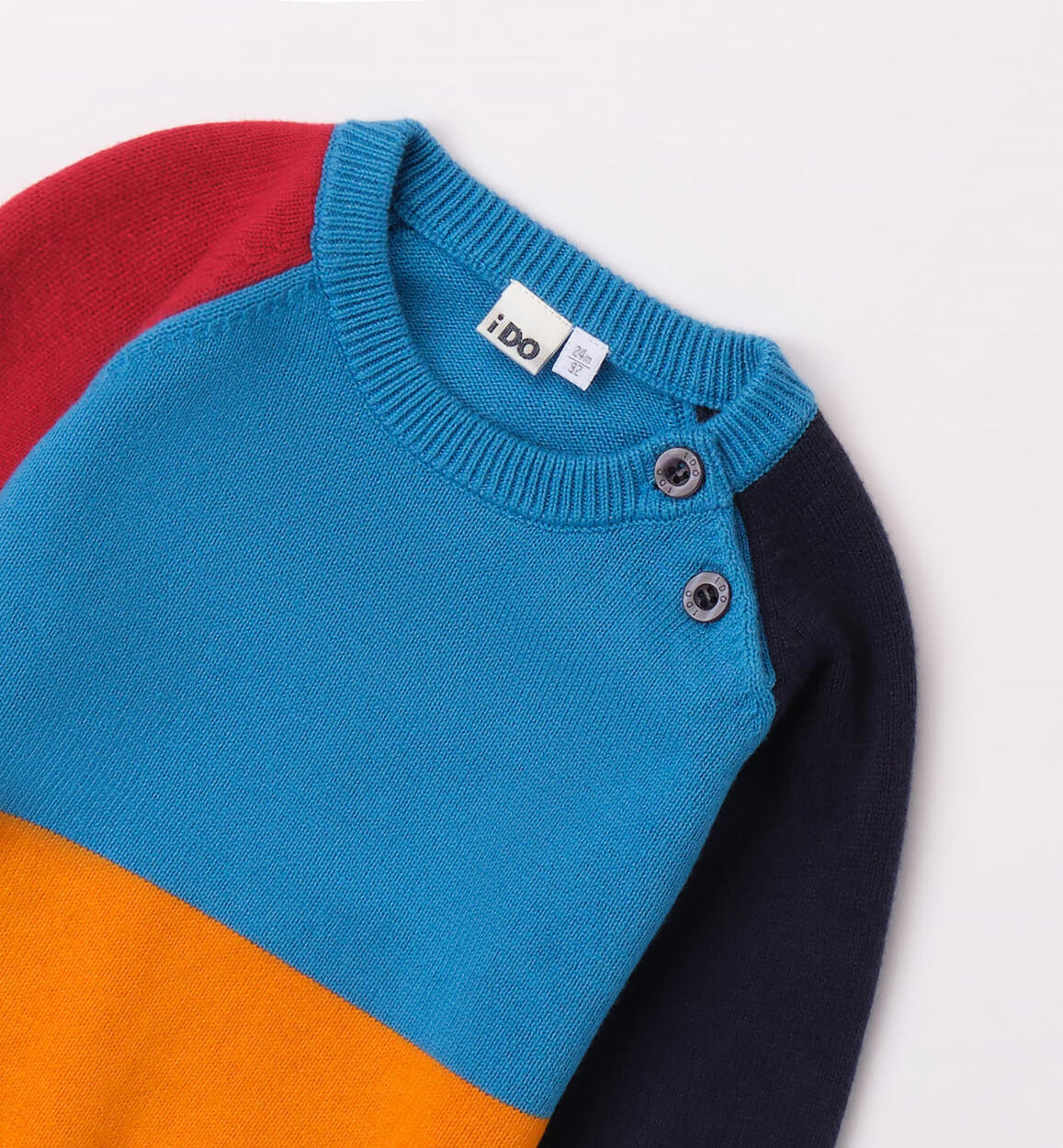 Pullover bambino multicolor TURCHESE-4027