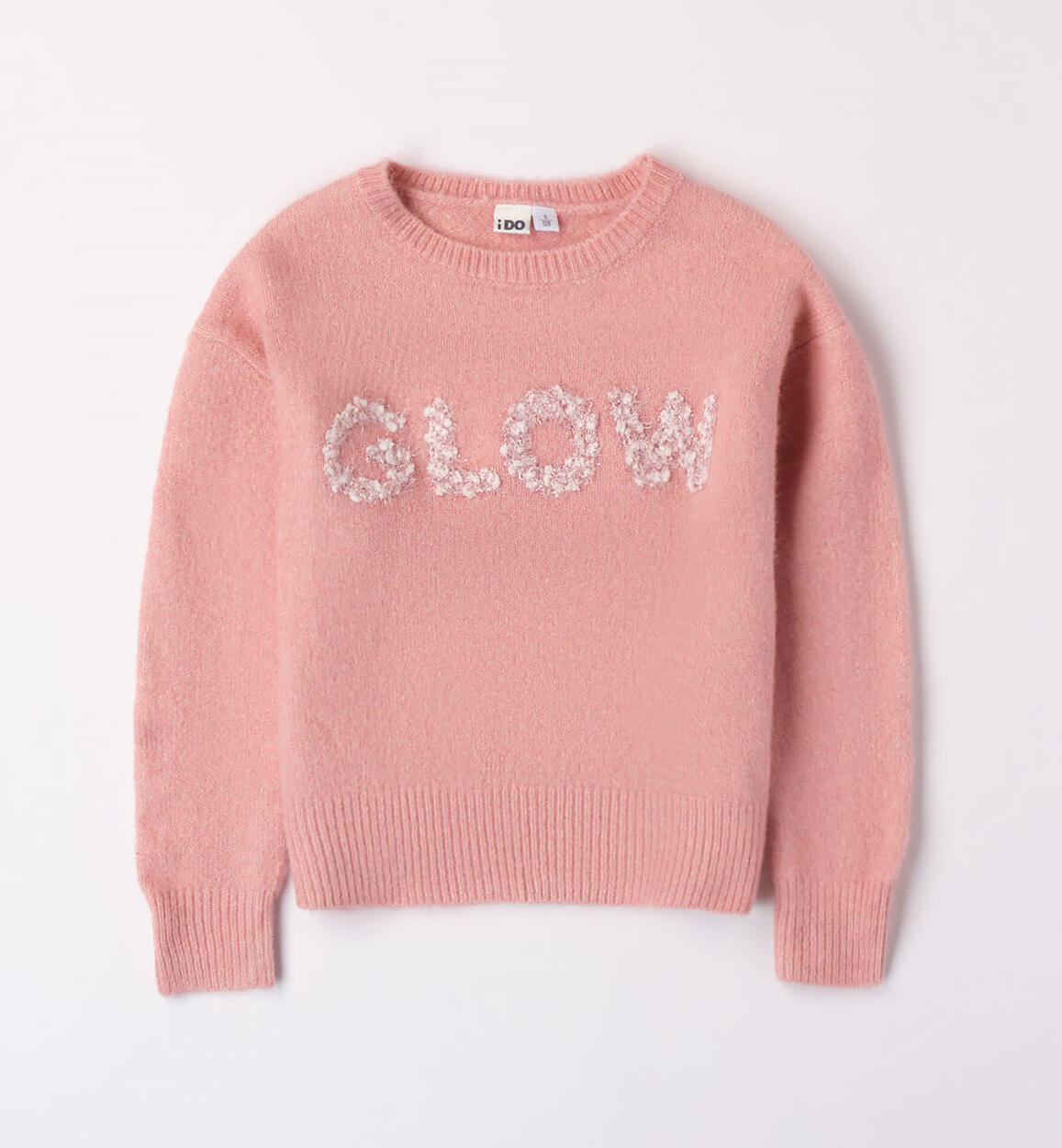 iDO stretch knitted pullover for girls from 8 to 16 years PINK iDO