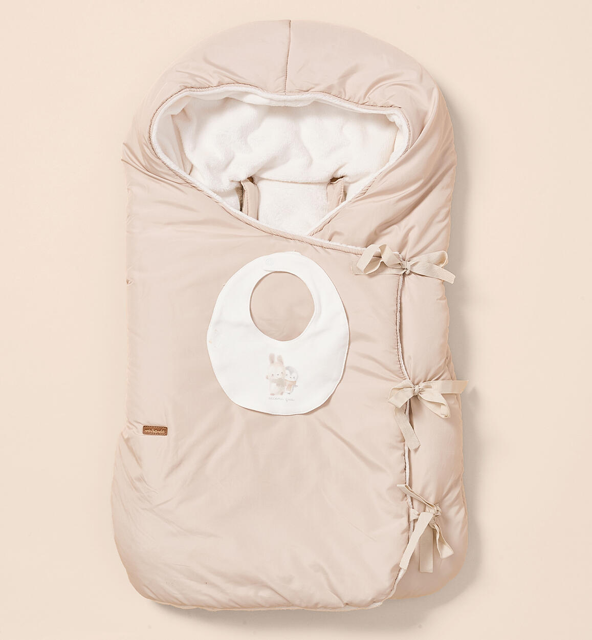 Sacco nanna neonato modello unisex BEIGE Minibanda