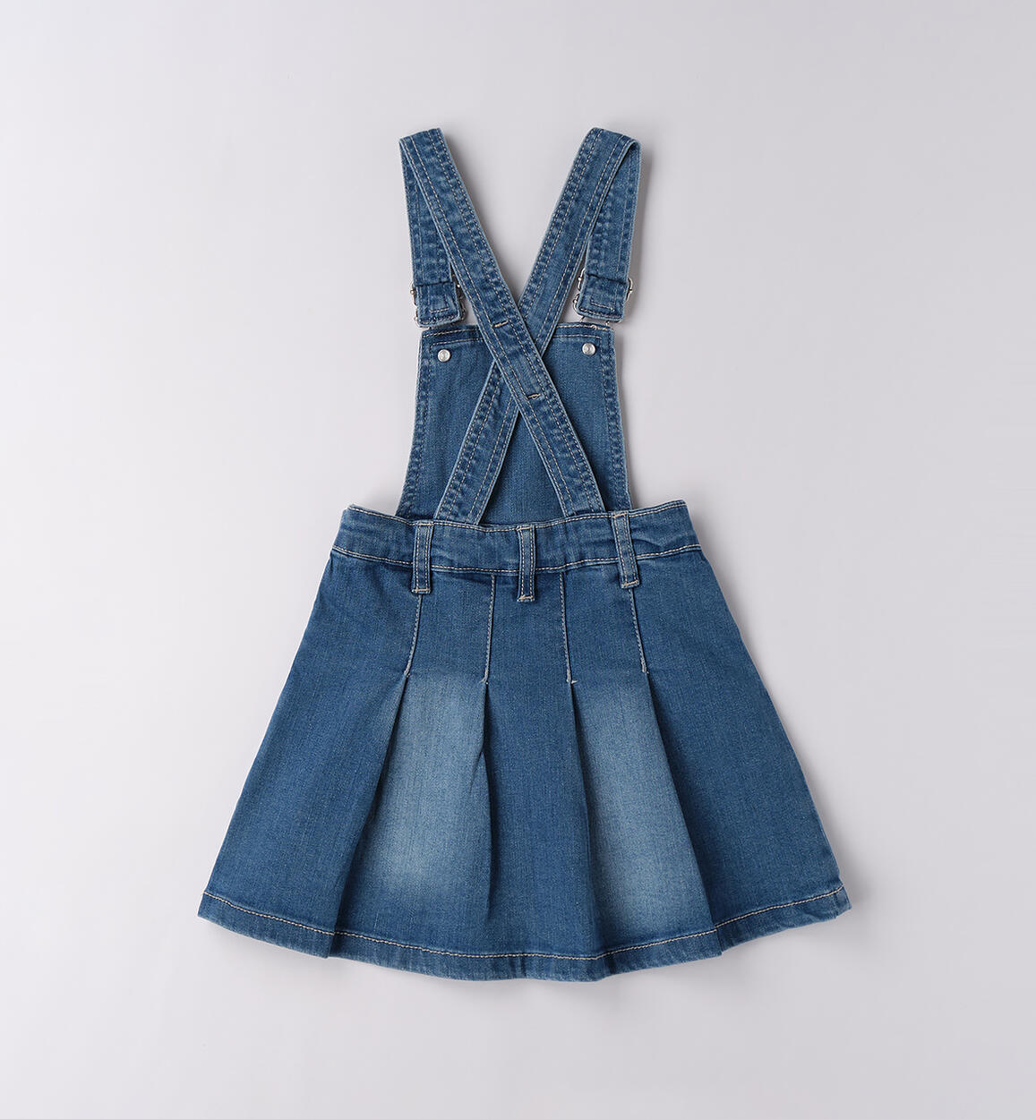 Salopette da bambina STONE WASHED CHIARO-7400 - 1440F23900