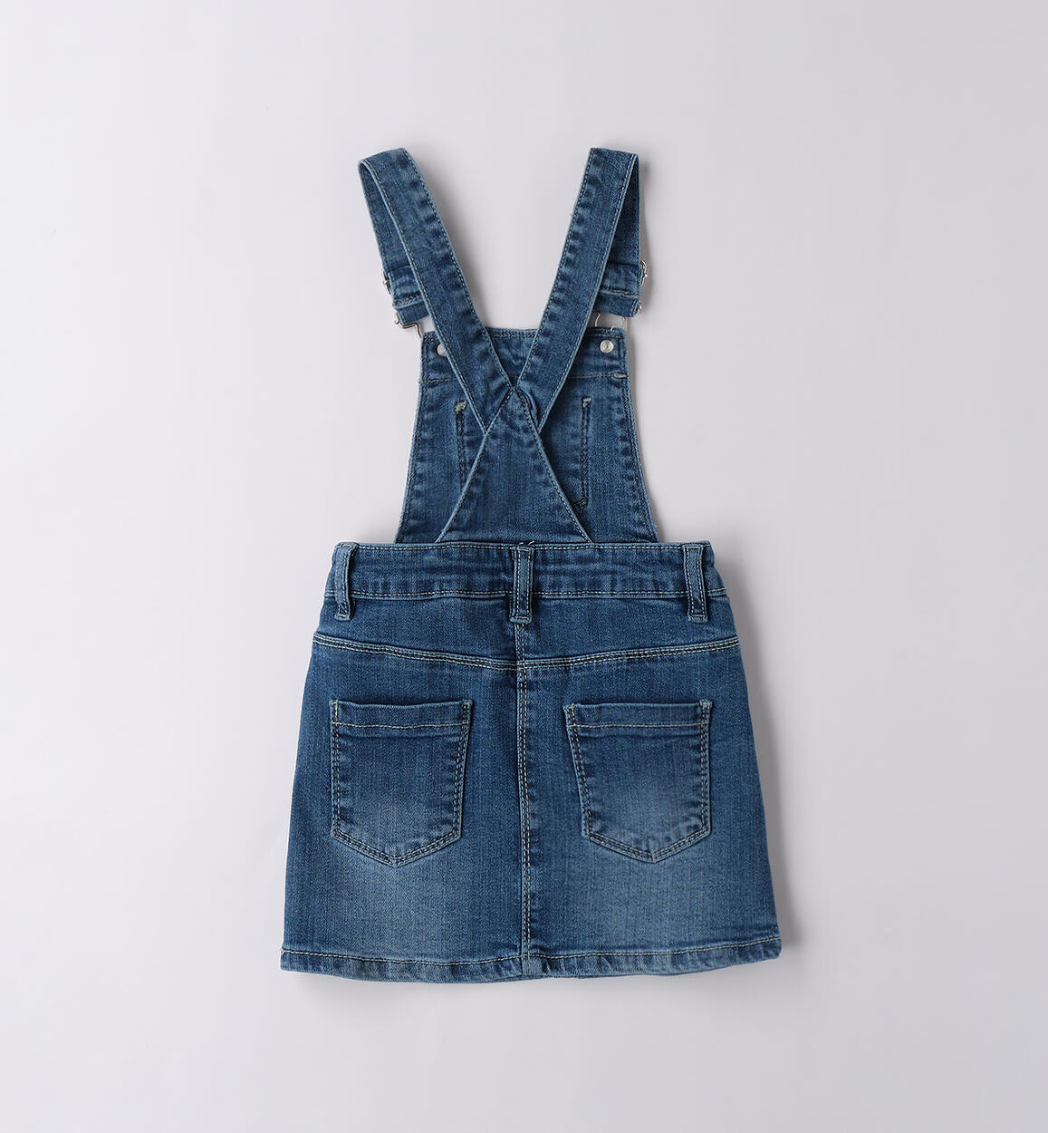 Salopette gonna bambina STONE WASHED CHIARO-7400 - 1644B38100