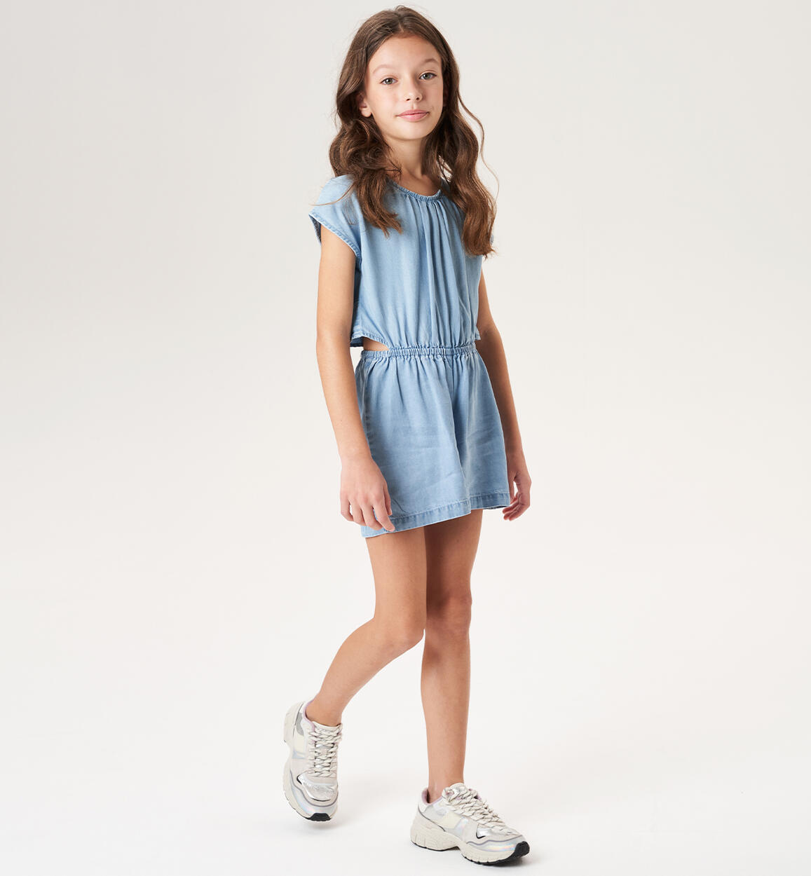 Salopette ragazza BLU iDO
