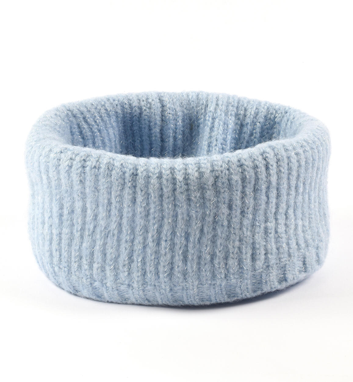 Tricot ring scarf for girls from 9 months to 8 years iDO LIGHT BLUE iDO