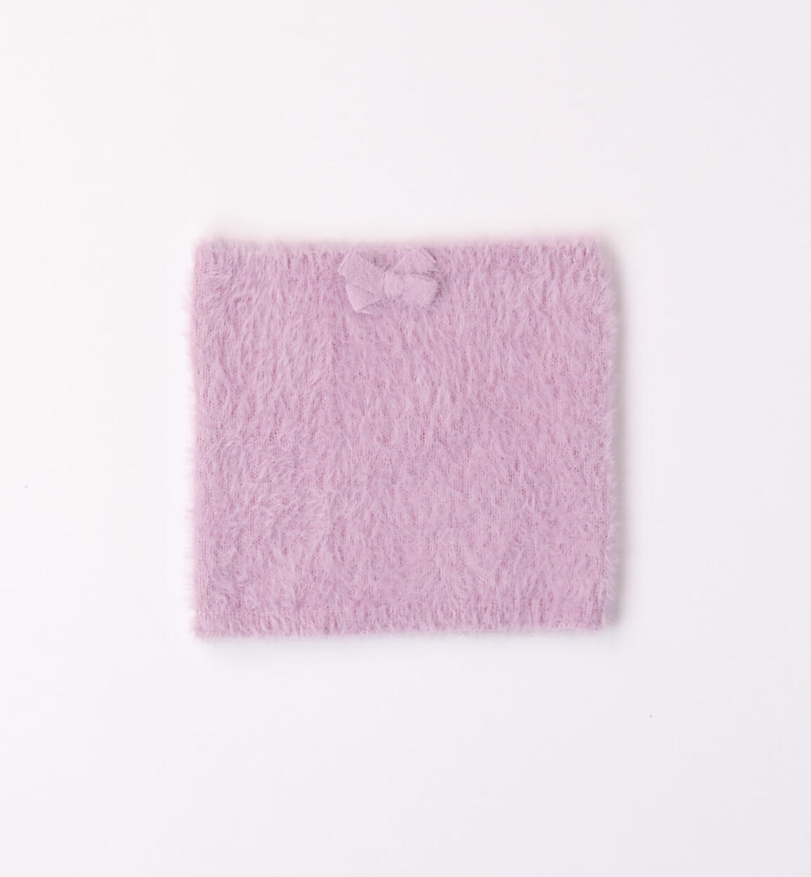 iDO neck warmer with a bow for girls from 6 months to 7 years VIOLET iDO