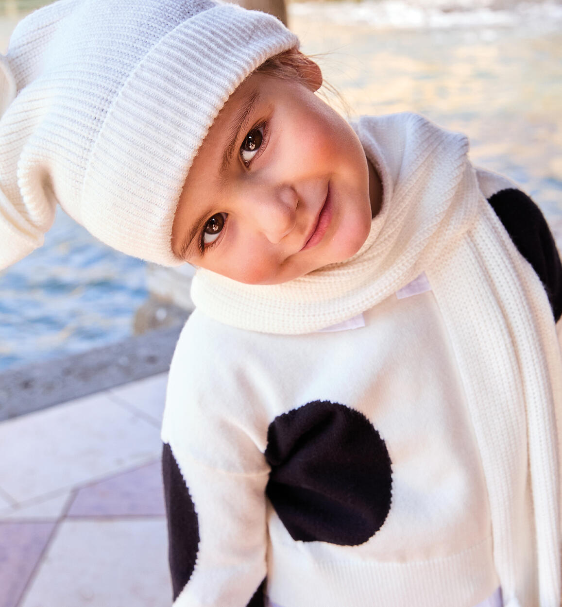 Sciarpa e cappello bambina PANNA Sarabanda