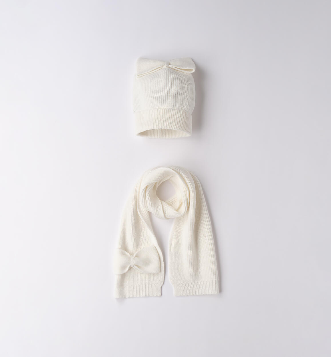 Sciarpa e cappello bambina PANNA-0112 - 1050F91200