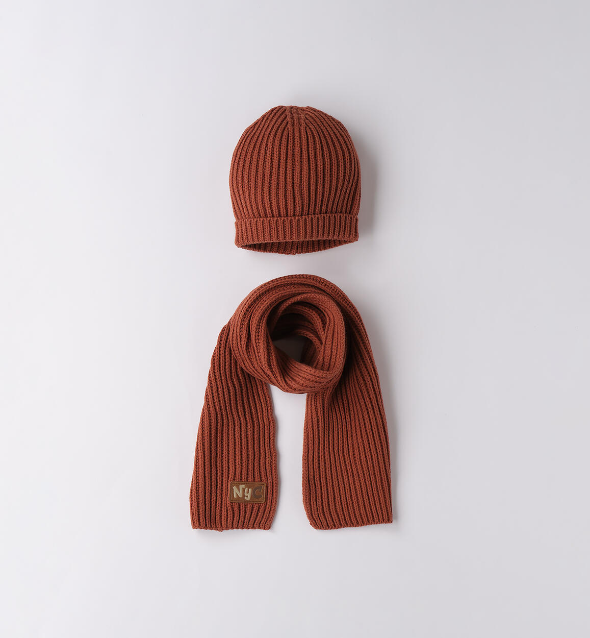 Sciarpa e cappello bambino BROWN-1228 - 1030F93200