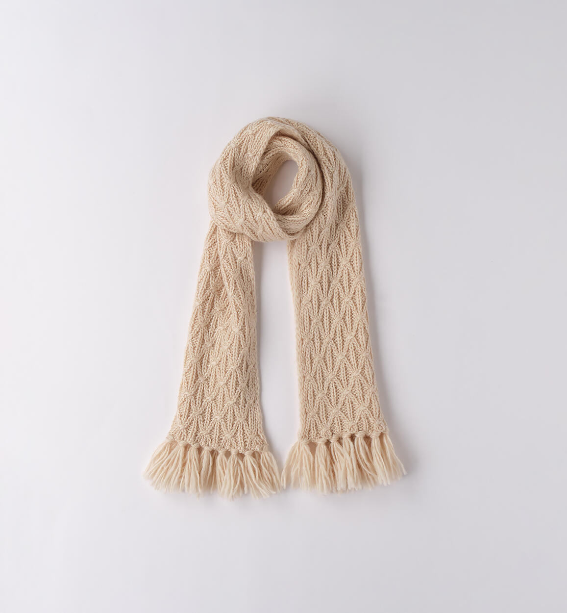 Sciarpa per ragazza ECRU'-0154 - 2160F97500