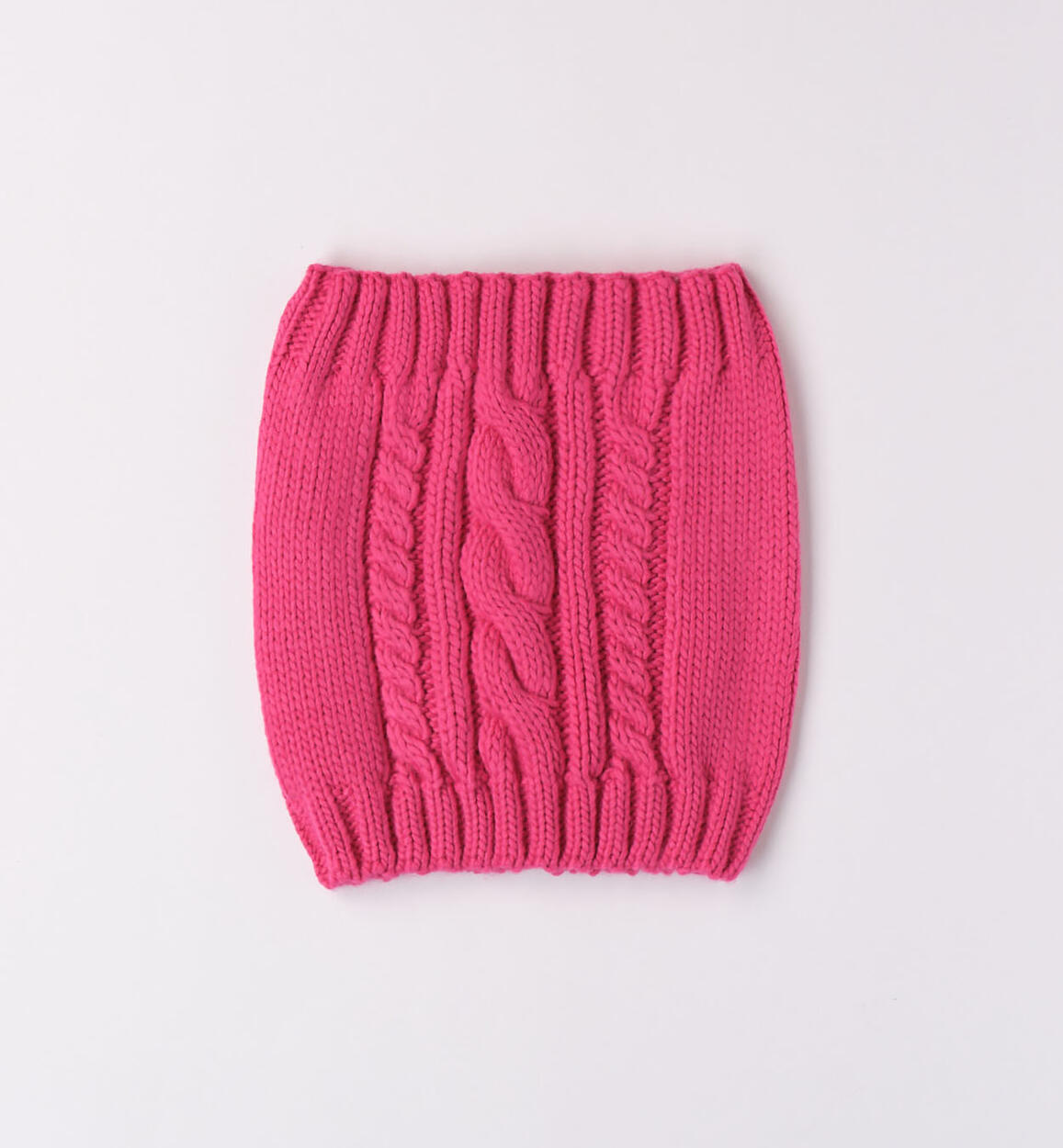 iDO knitted scarf for girls from 8 to 16 years FUCHSIA iDO