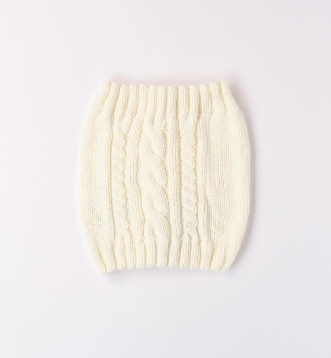 iDO knitted scarf for girls from 8 to 16 years CREAM iDO