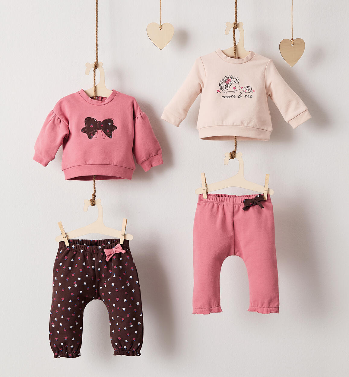 Set 2 Tute  neonata ROSA iDO