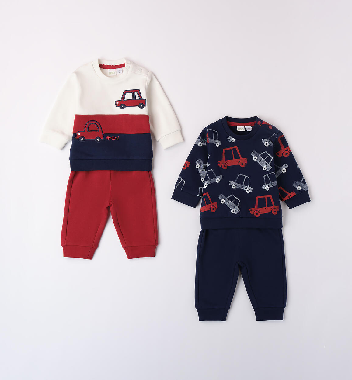 Set 2 Tute neonato ROSSO iDO