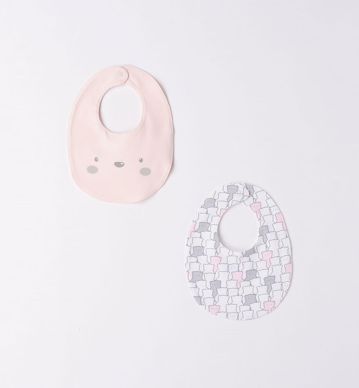 Set bavagli neonati ROSA Minibanda