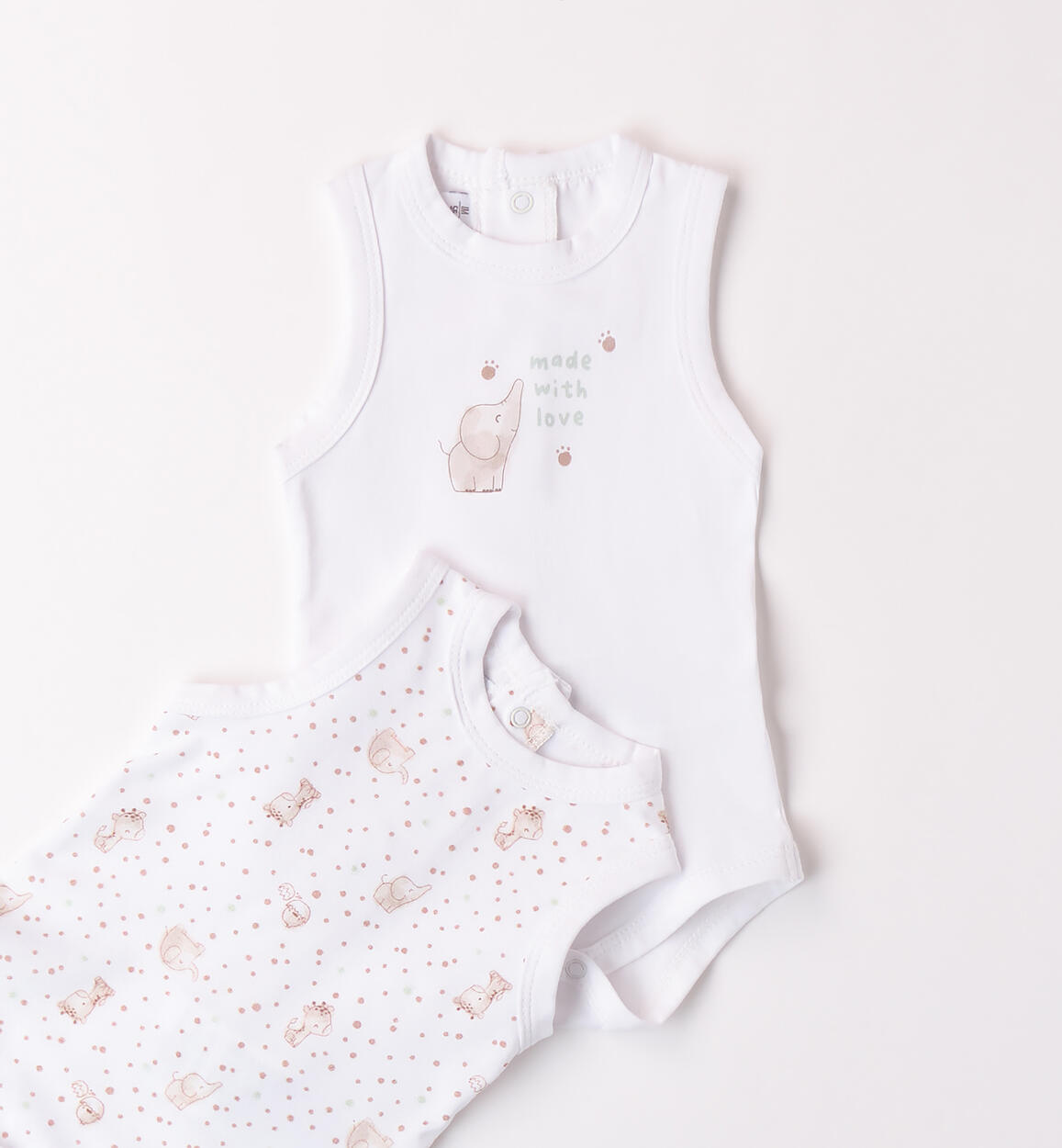 Set Body neonato BIANCO-0113 - 0033B30900