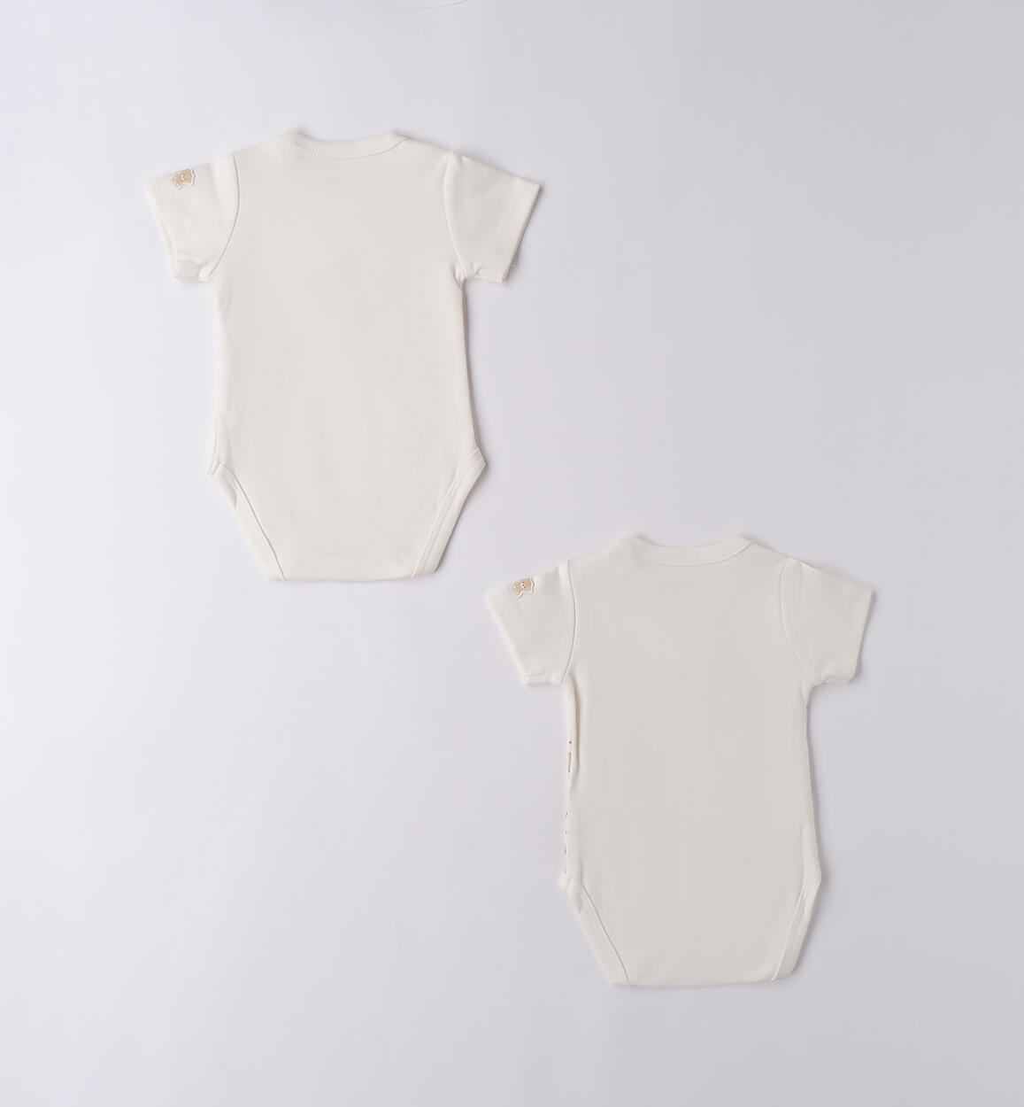 Set Body neonato manica corta PANNA-0112 - 0034F92700