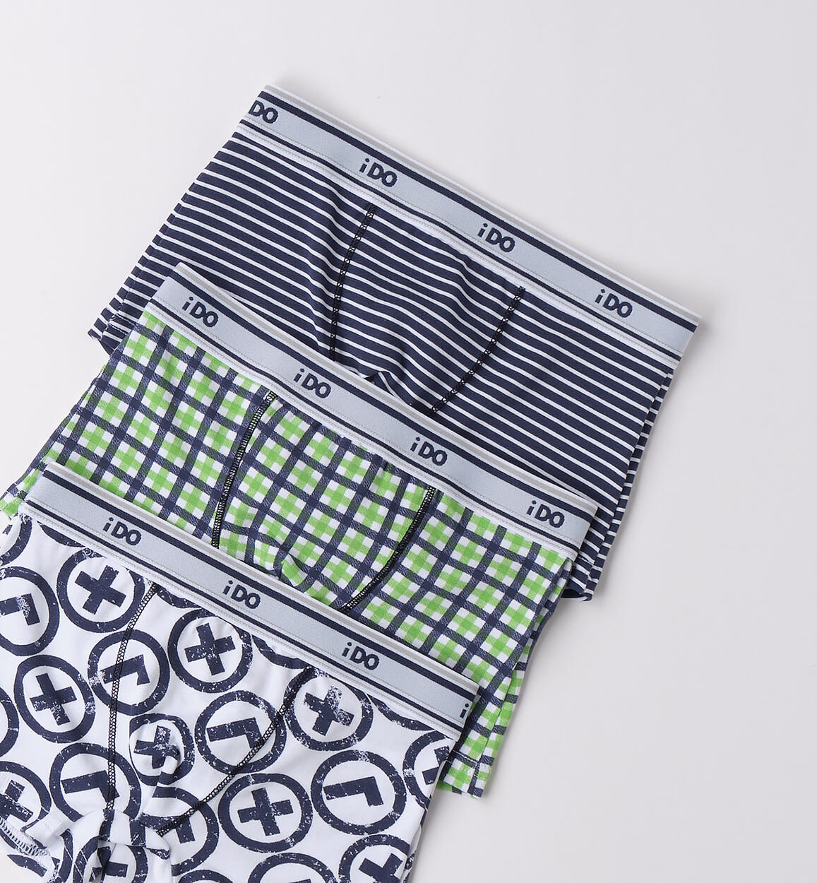 Set Boxer bambino BLU-BIANCO-6BME - 2104B98200