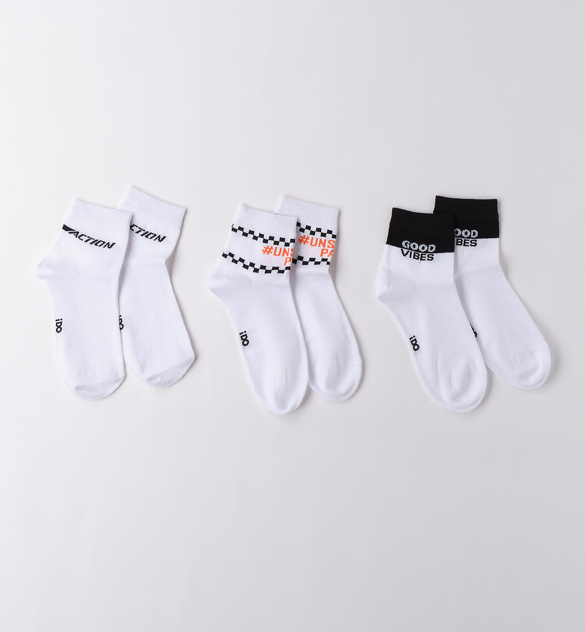 Set calze per bambino BIANCO iDO