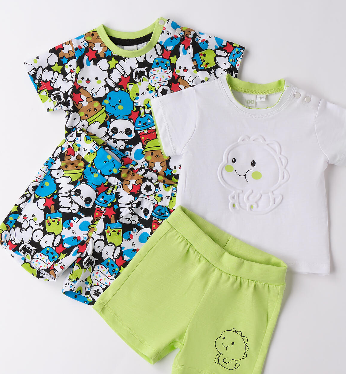 Set completi estivi bimbo GIALLO-TURCHESE-6BDR - 0274B15400