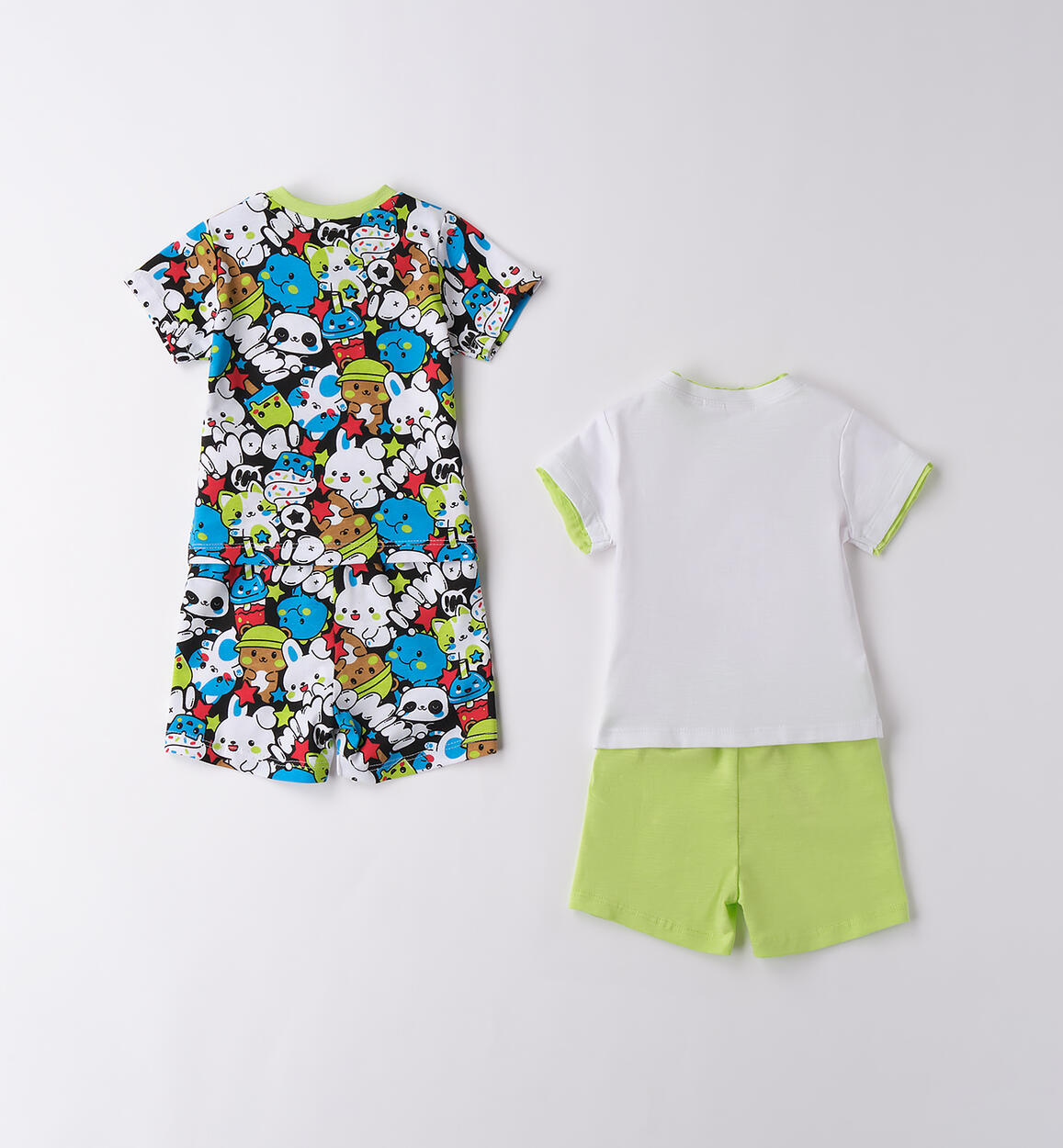 Set completi estivi bimbo GIALLO-TURCHESE-6BDR - 0274B15400