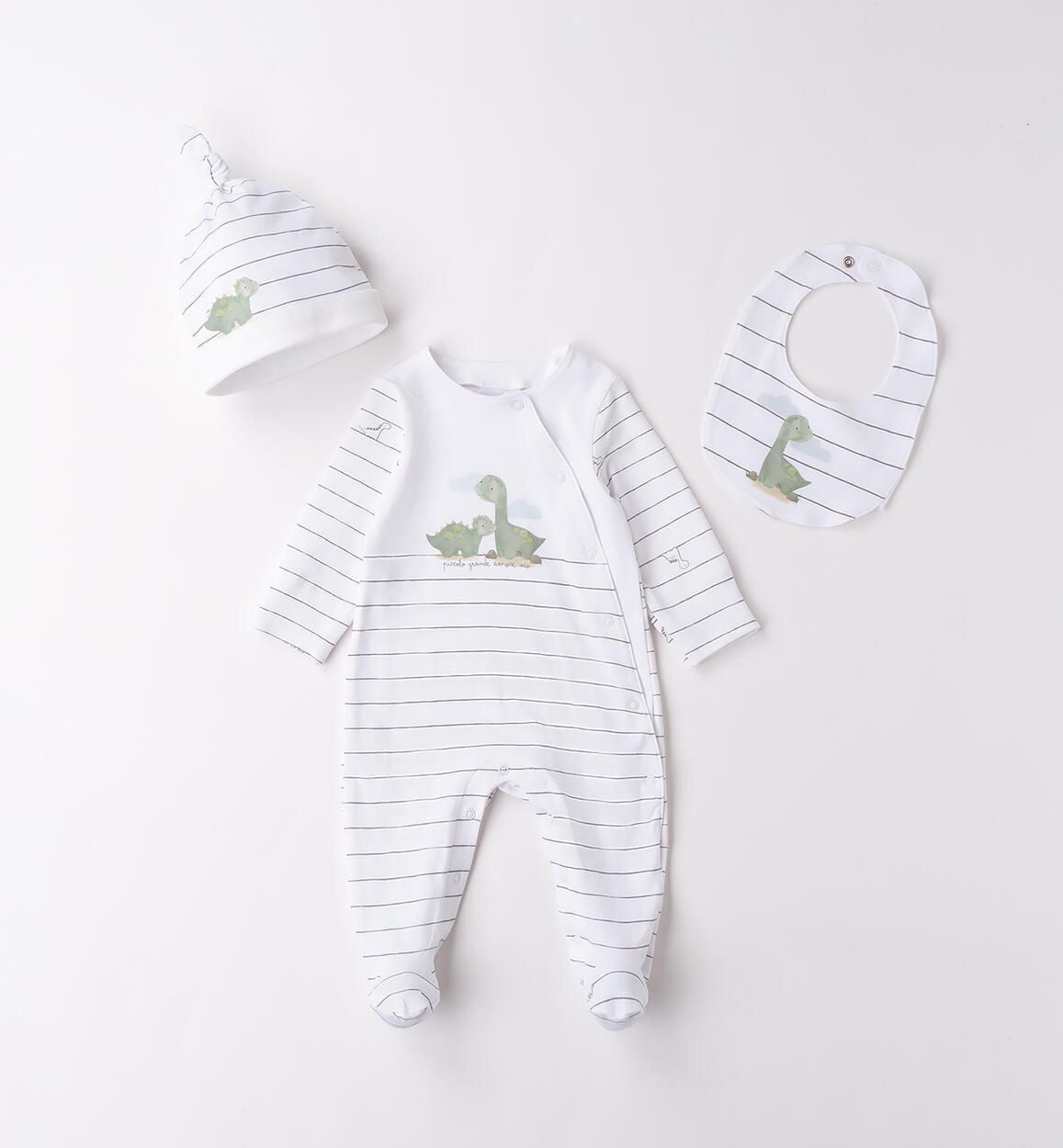 Set neonato 3 pezzi BIANCO iDO