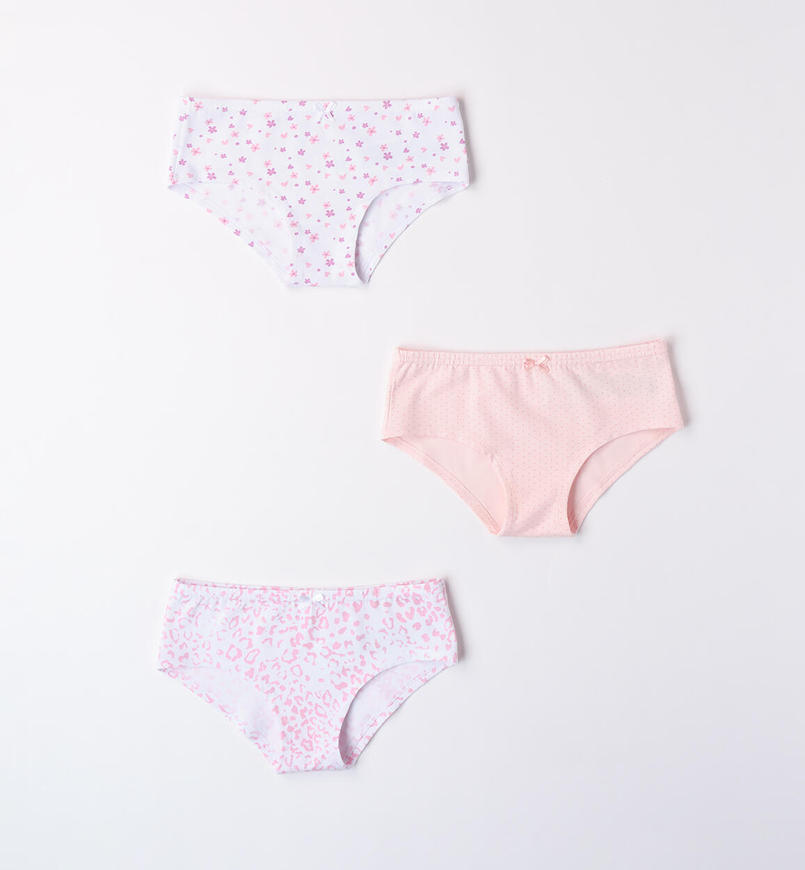 Set Slip per ragazza BIANCO iDO