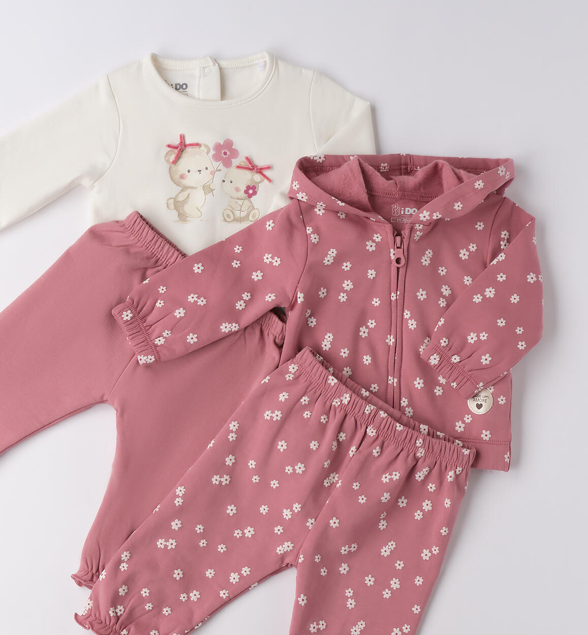 Set tute neonata ROSA ANTICO-2748 - 0044F09200