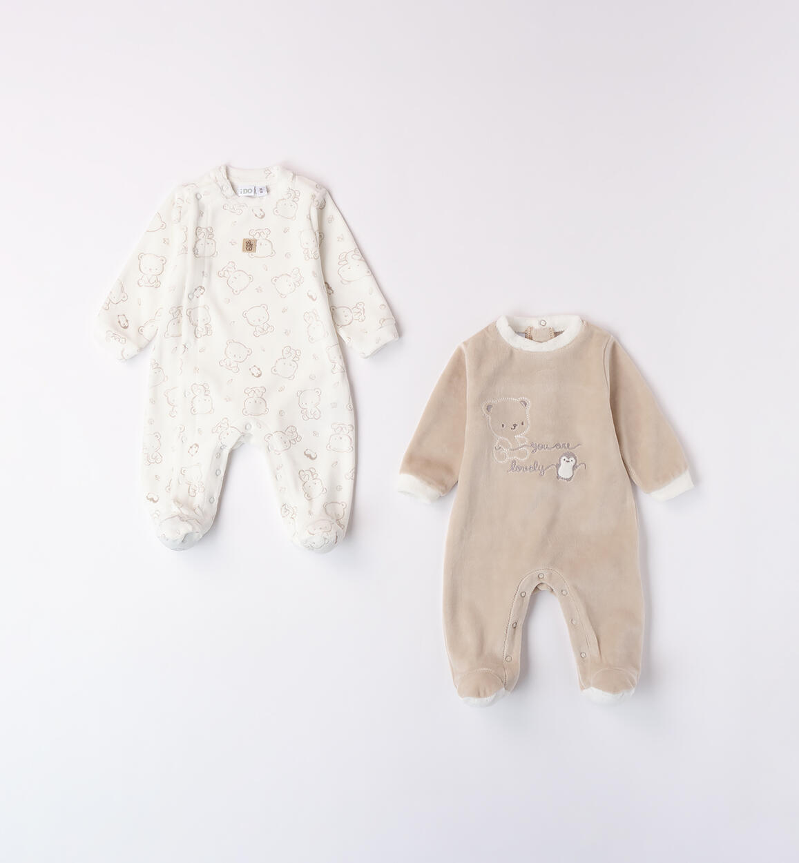 Set tutine neonato modello unisex BEIGE iDO