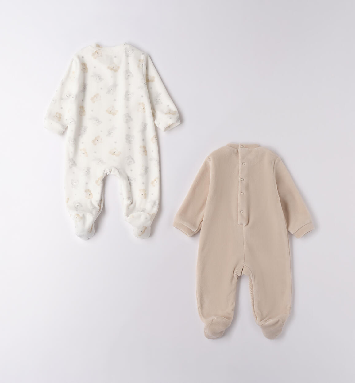Set tutine neonato PANNA-GRIGIO-6BTG - 0284F15700
