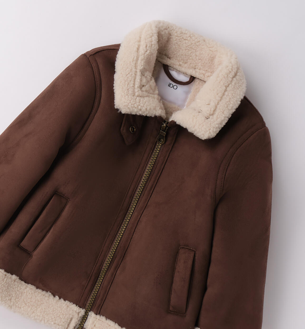 Shearling bambino MARRONE-0886 - 1244F20900