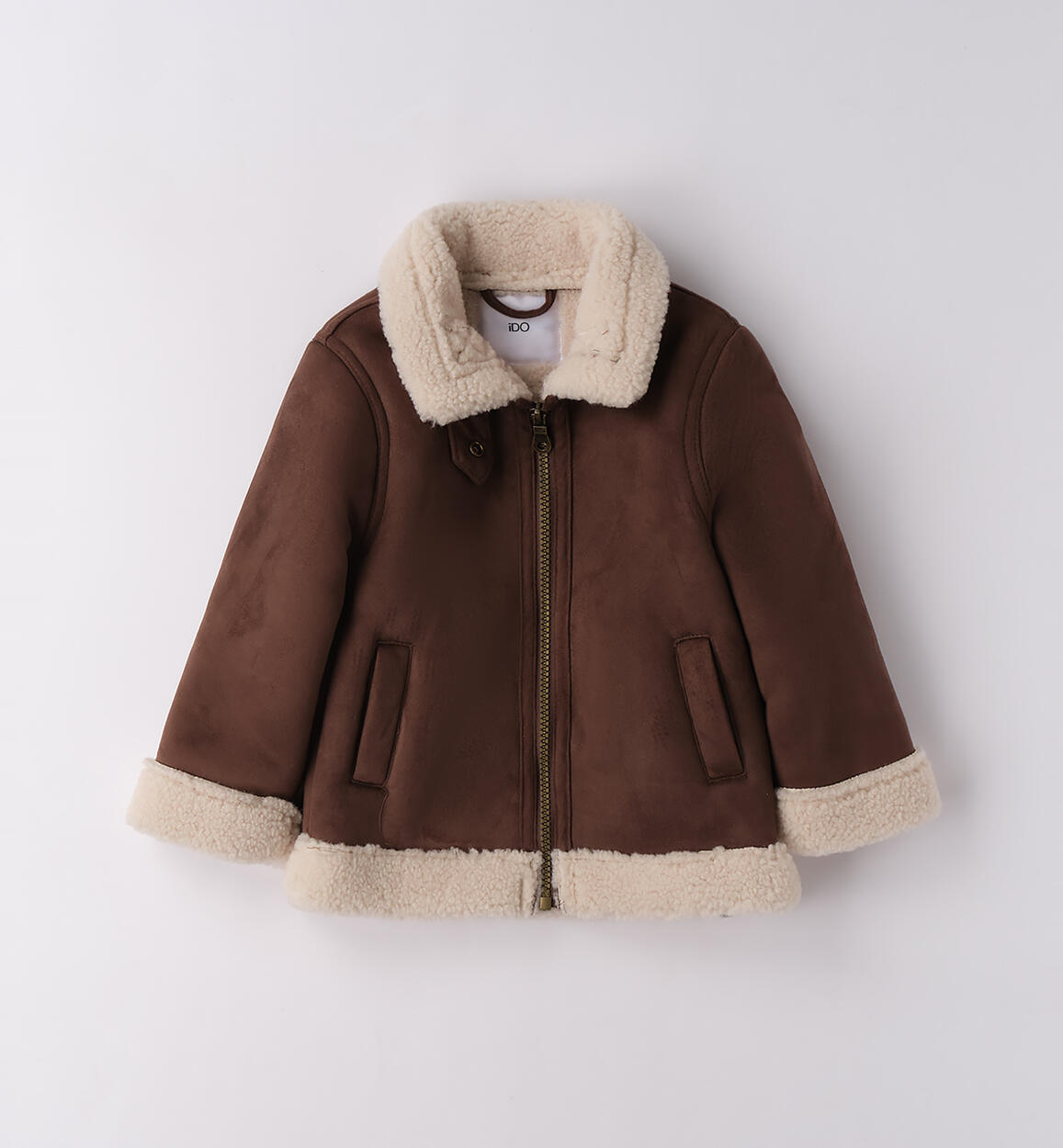 Shearling bambino MARRONE-0886 - 1244F20900