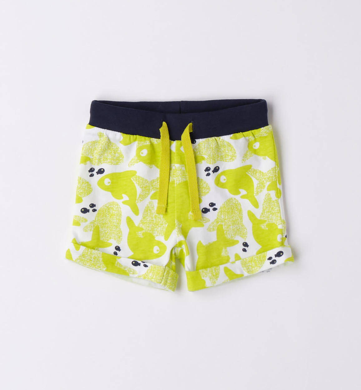 Short neonato squali VERDE iDO