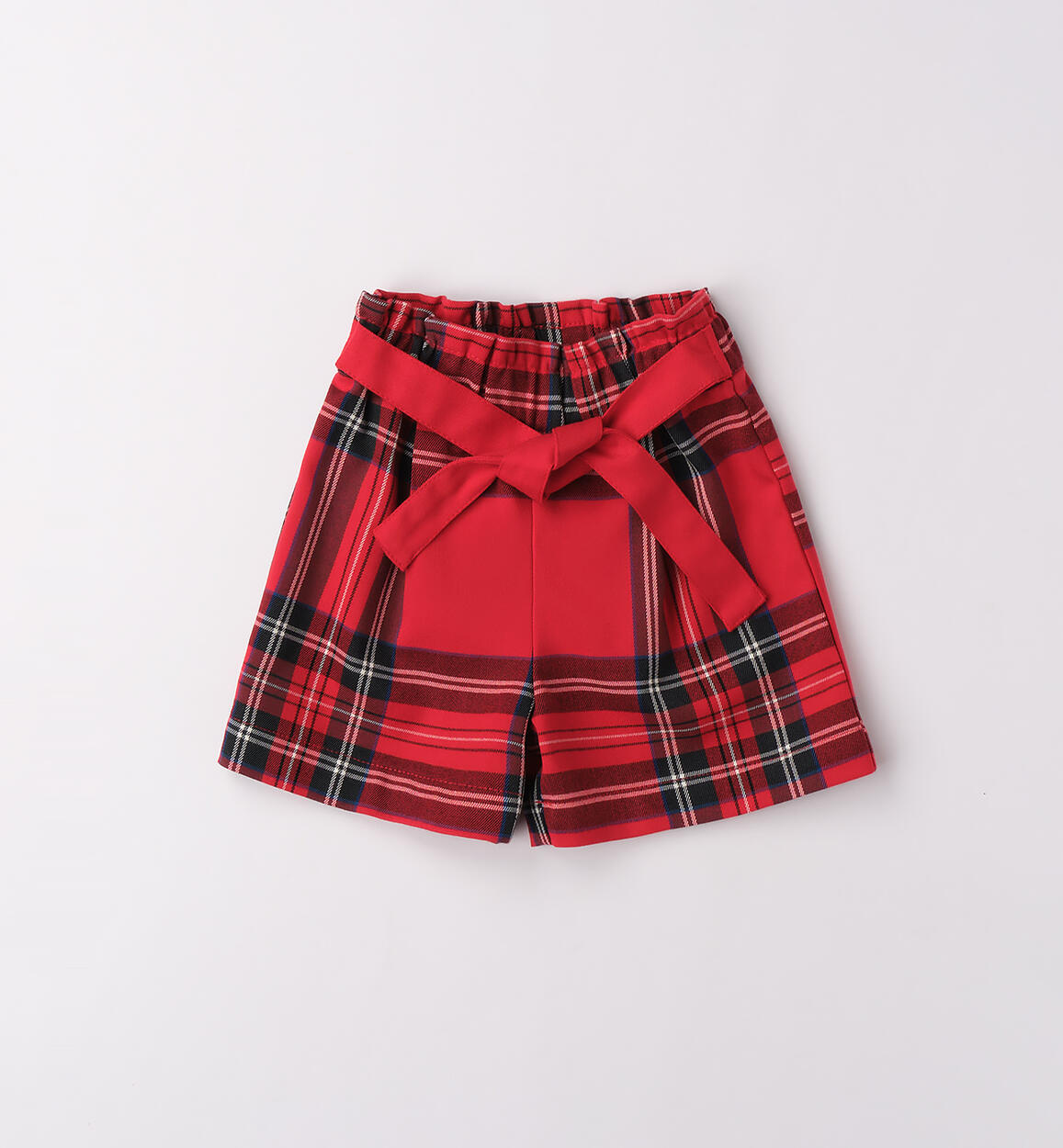 Shorts bambina Natale ROSSO-2253 - 1594F74100