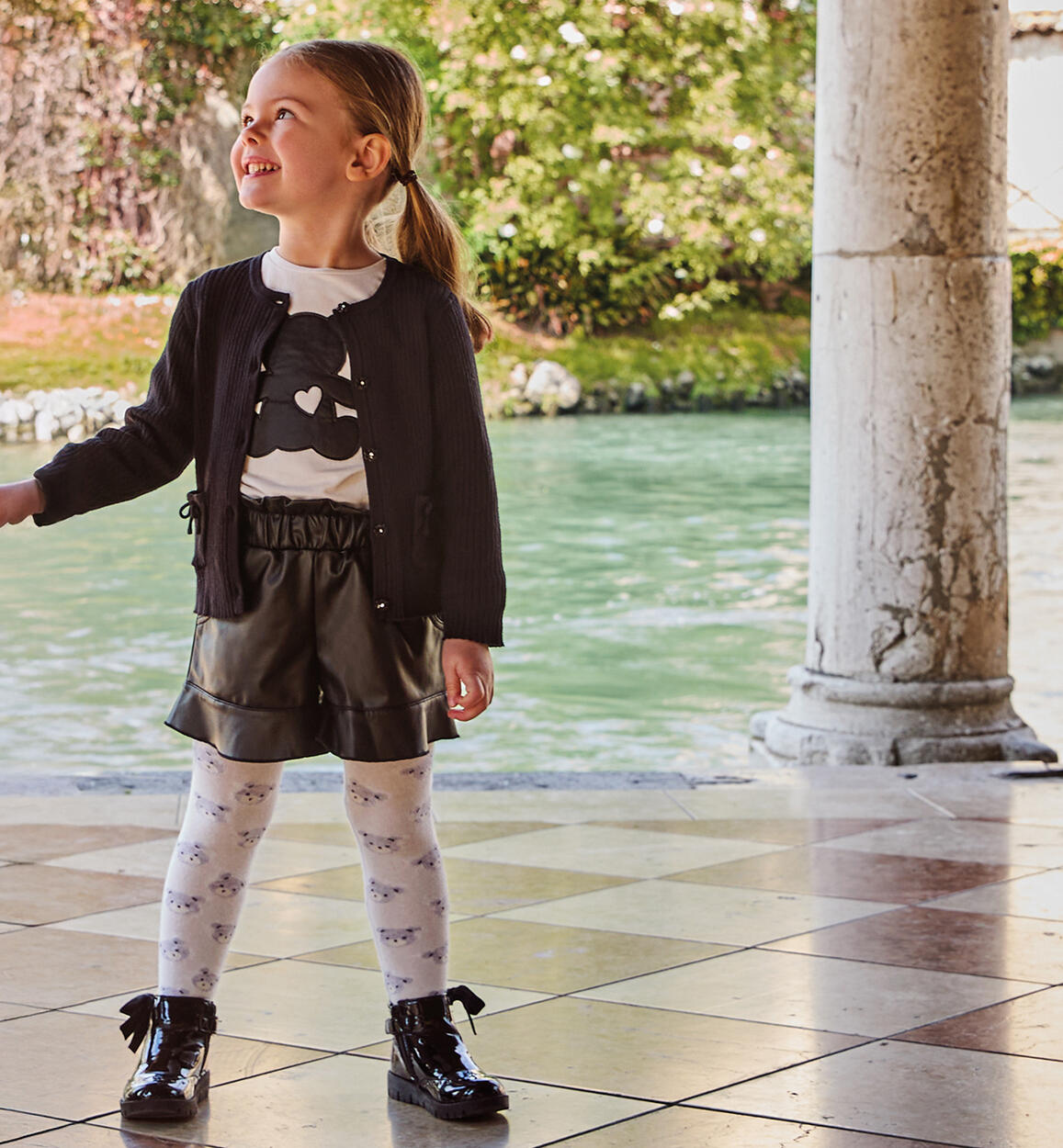 Shorts bambina Sarabanda NERO Sarabanda