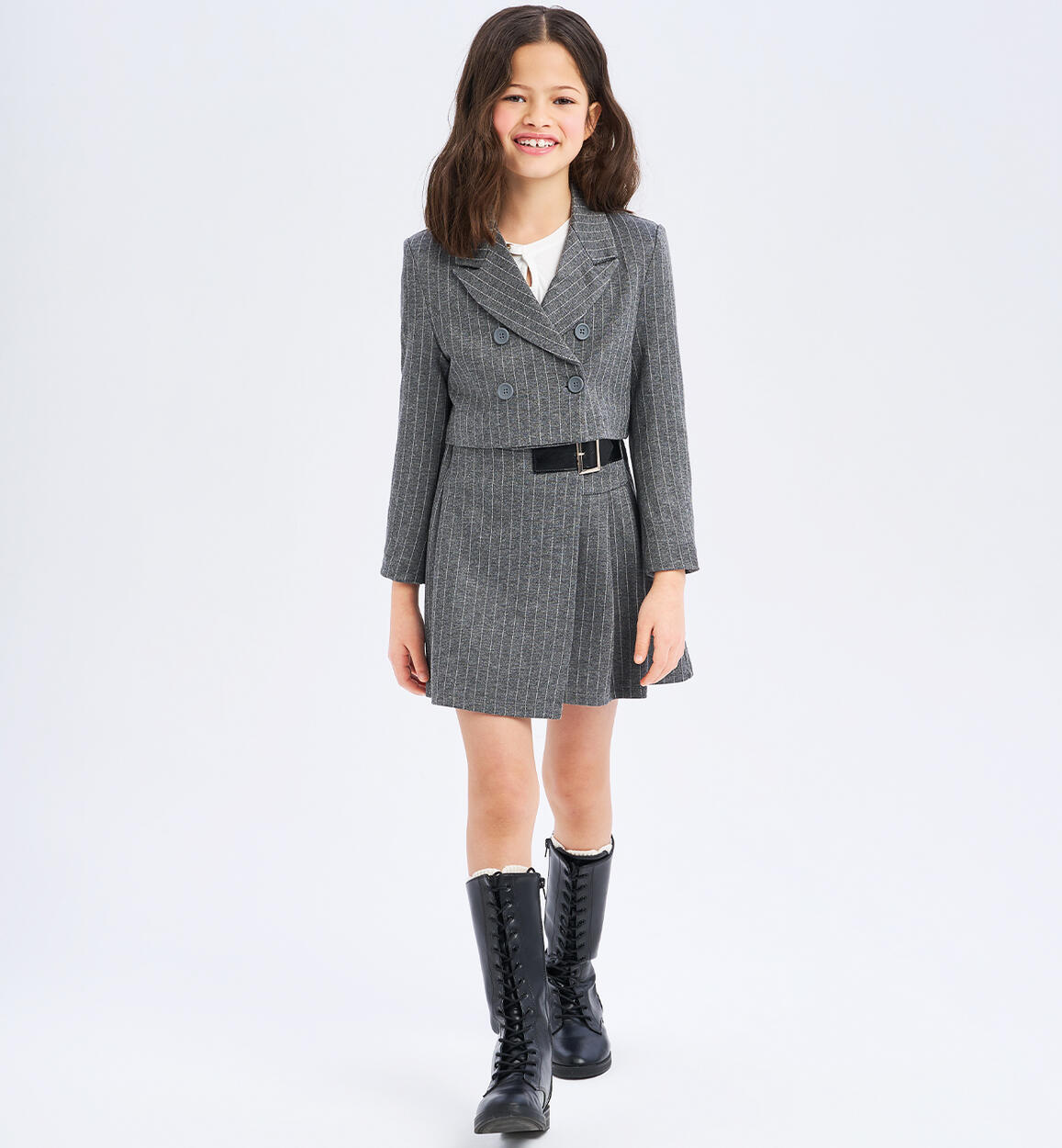 Shorts eleganti bambina GRIGIO iDO