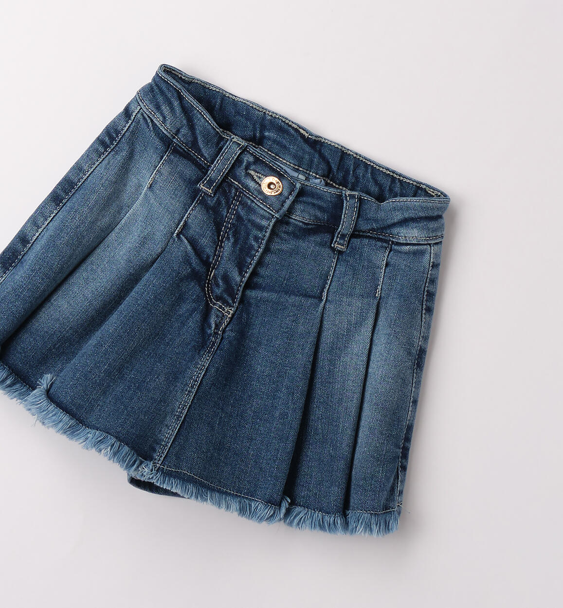 Shorts jeans bambina STONE WASHED CHIARO-7400 - 1594F36000