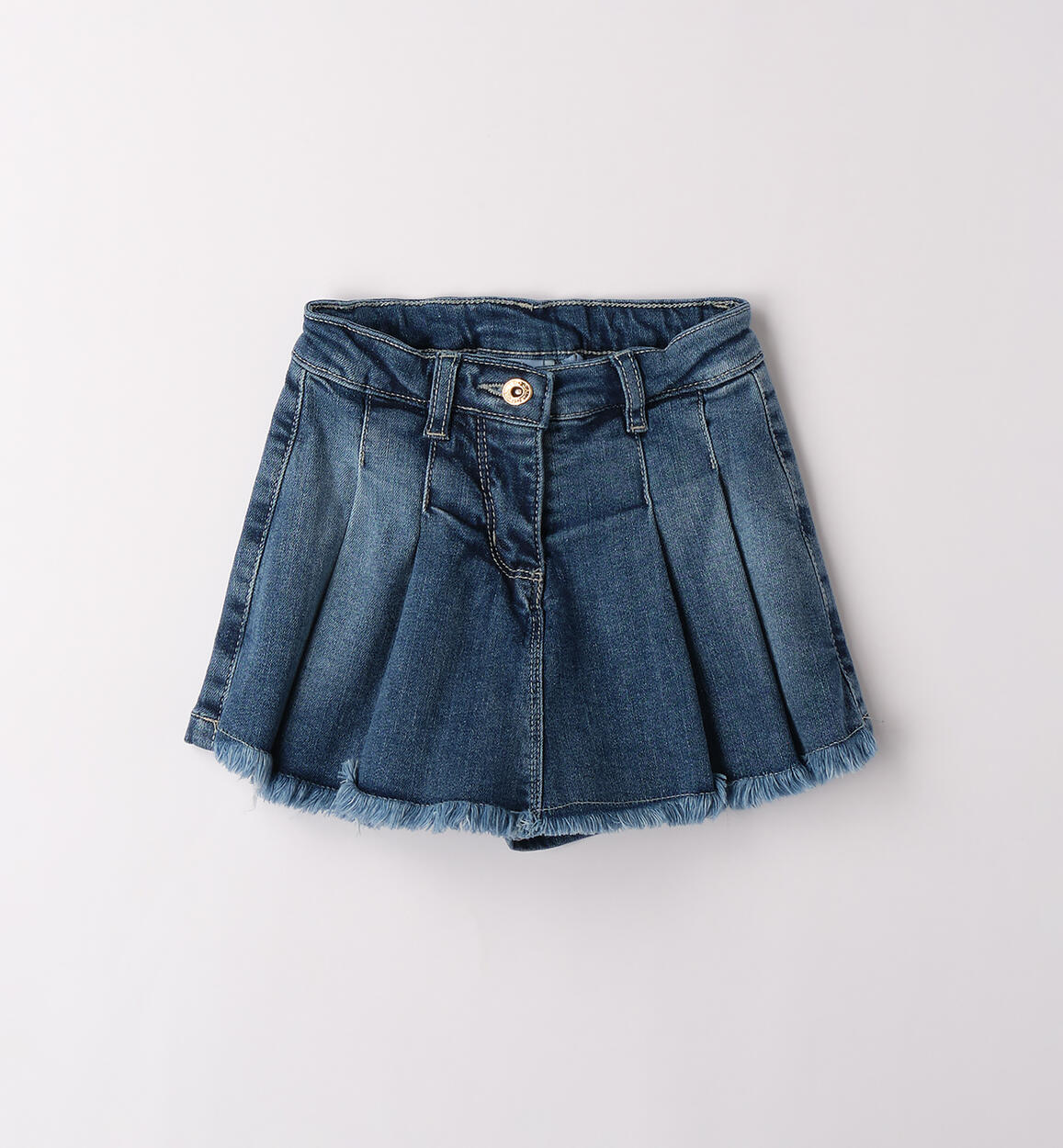 Shorts jeans bambina STONE WASHED CHIARO-7400 - 1594F36000