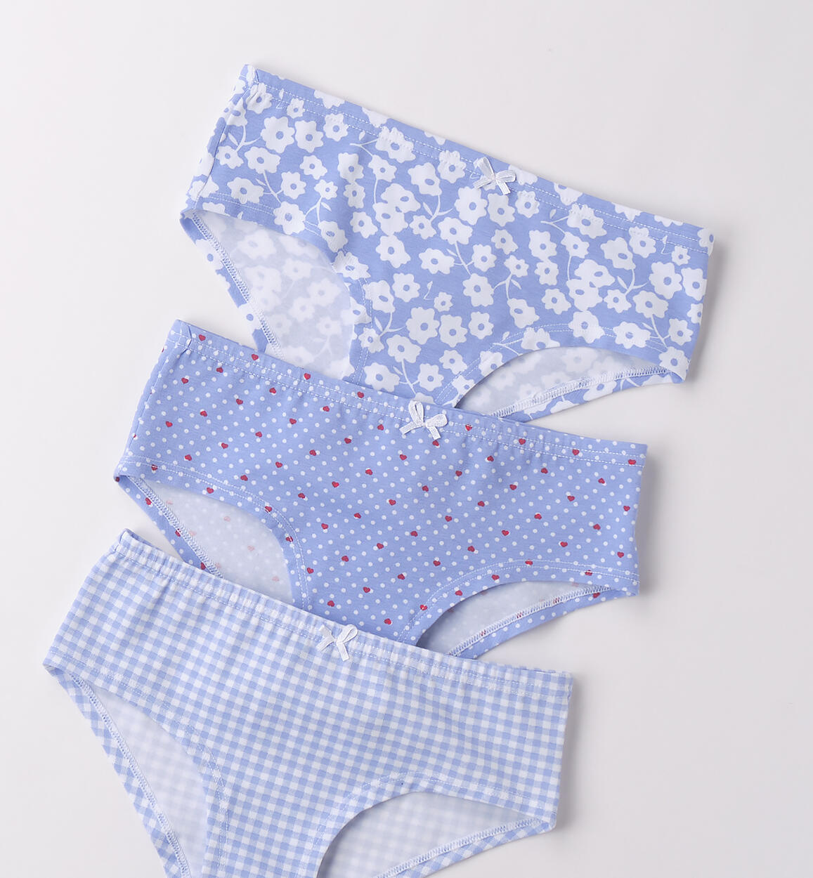Slip da bambina BIANCO-AZZURRO-6BLW - 2164B99700