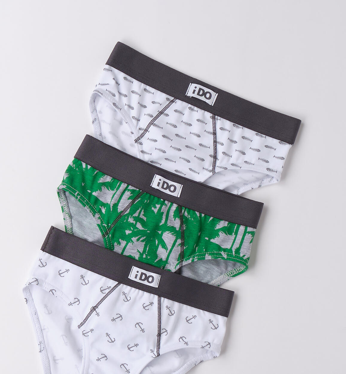 Slip per bambino BIANCO-ANTRACITE-6BMB - 2104B98100