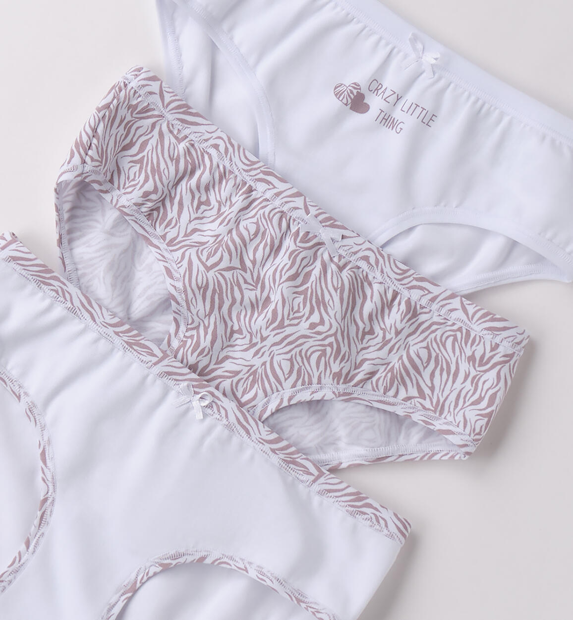 Slip per ragazza BIANCO-CIPRIA-6BTY - 2164F99500
