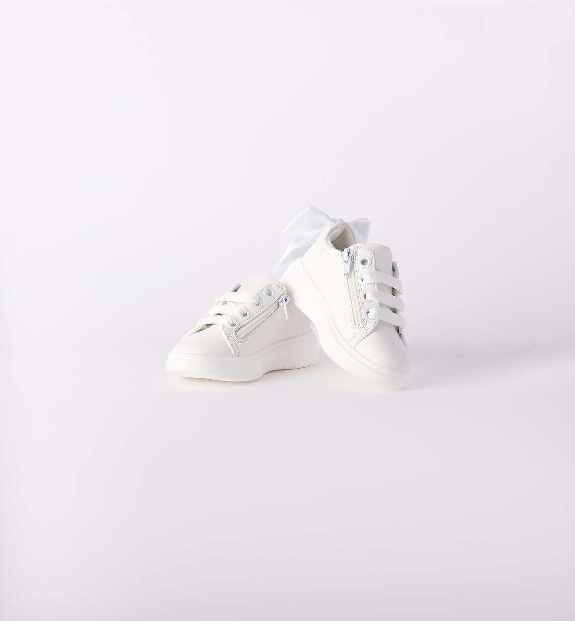 Sneaker bianca da bambina BIANCO iDO