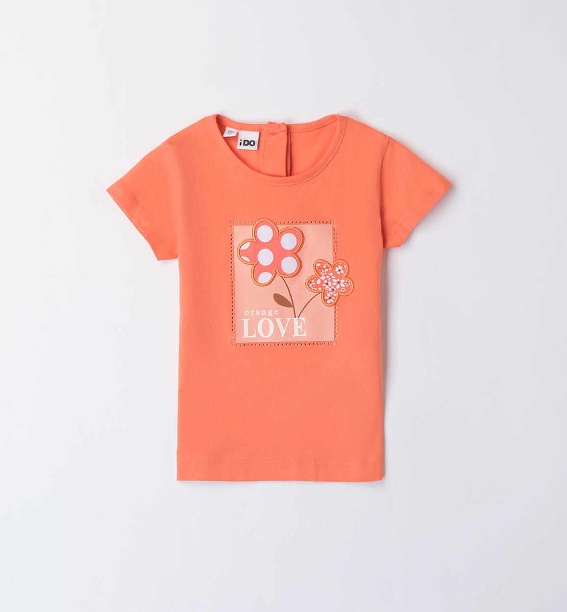 T-shirt arancione per bambina ARANCIONE iDO