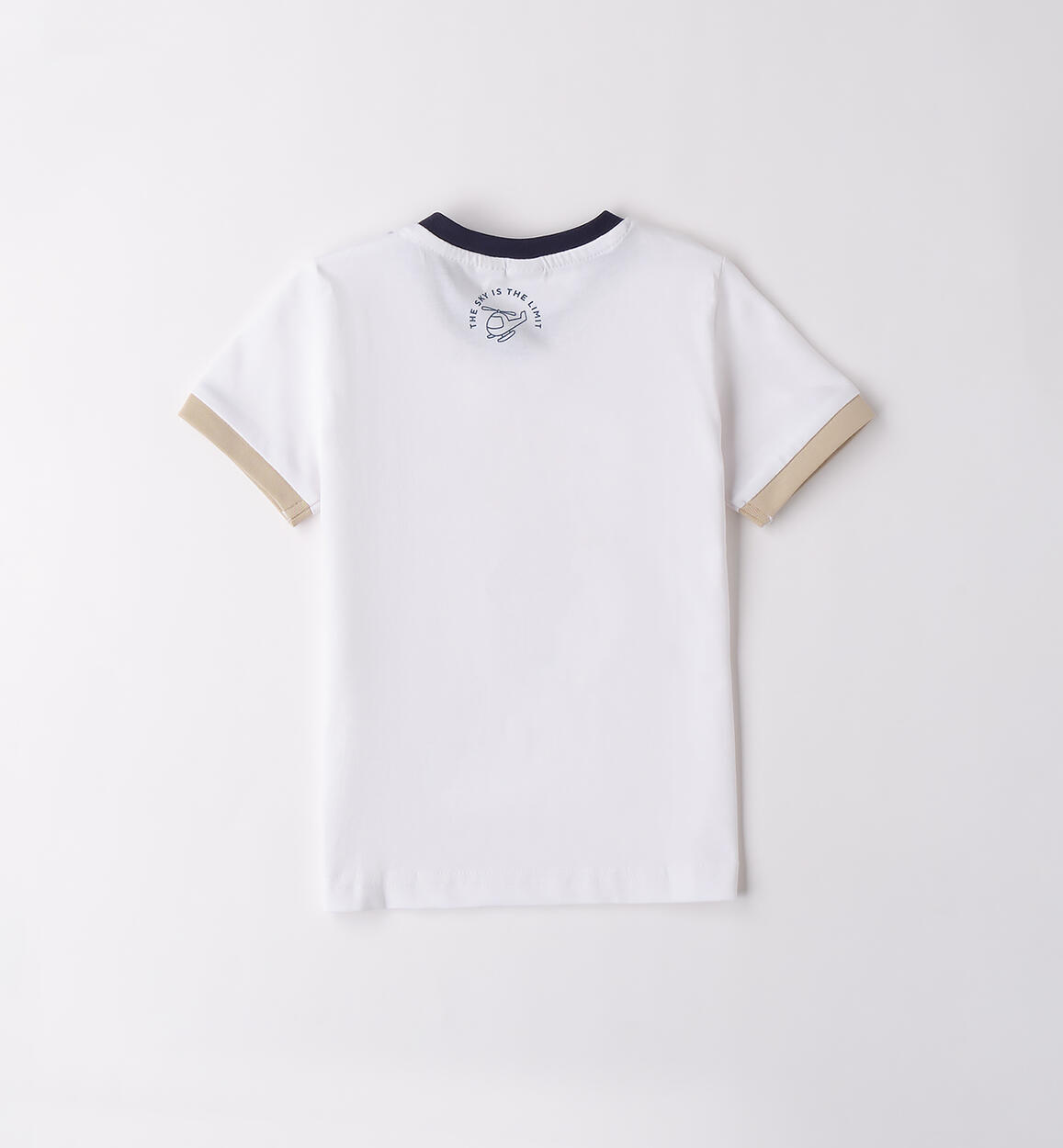 T-shirt bambino 100% cotone BIANCO-0113 - 1214B26700
