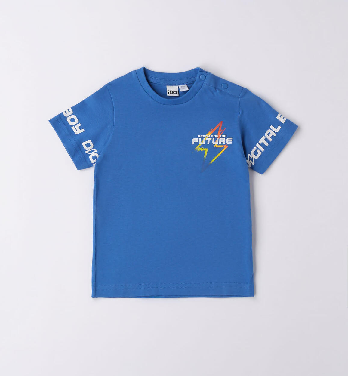 T-shirt bambino 100% cotone BLU iDO