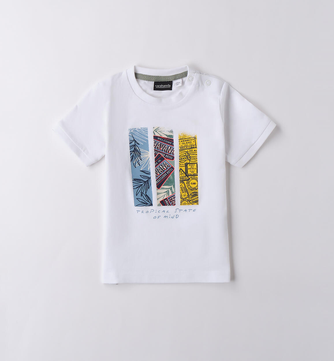 T-shirt bambino BIANCO Sarabanda