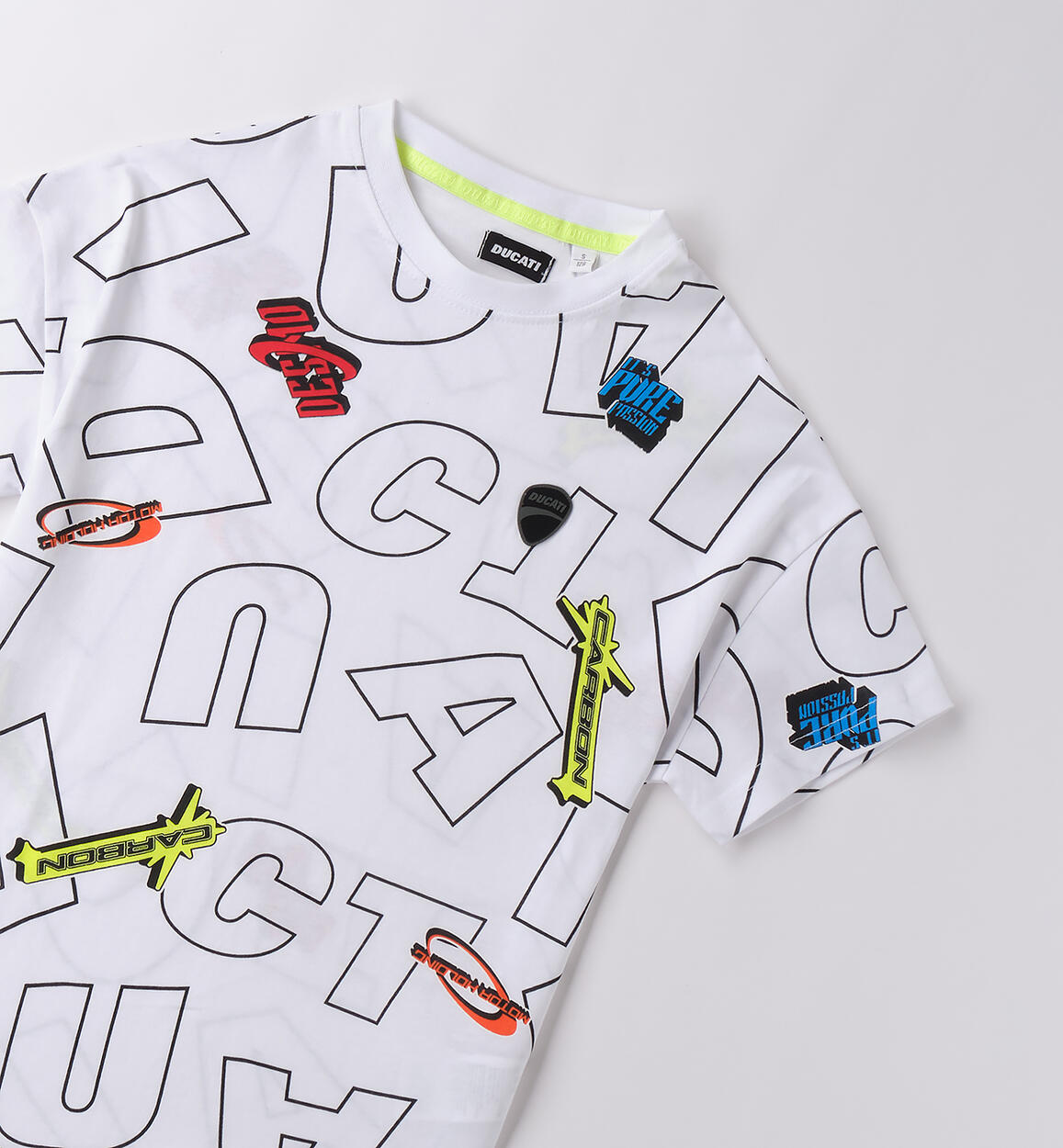 T-shirt bambino Ducati BIANCO-MULTICOLOR-6BPP - 243GB63500