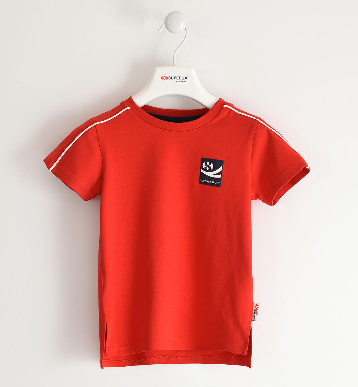 T-shirt bambino Superga ROSSO SUPERGA