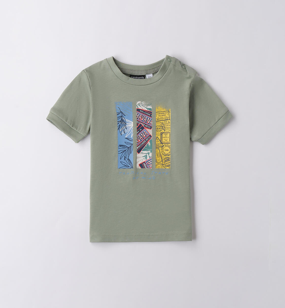 T-shirt bambino VERDE Sarabanda