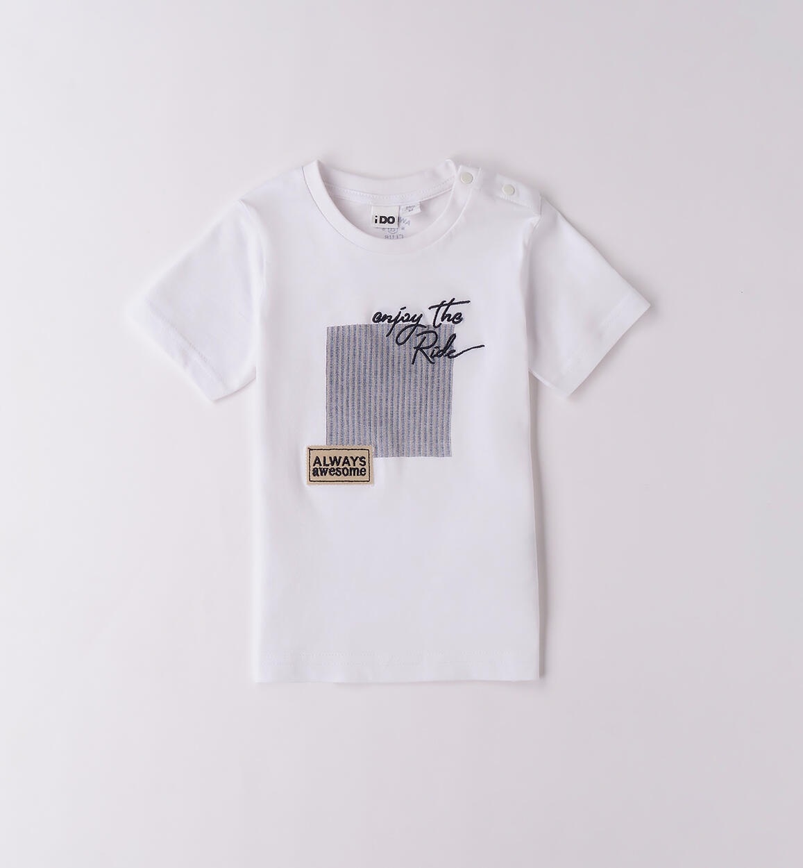 T-shirt bianca bambino BIANCO iDO
